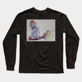 Naughty cat Long Sleeve T-Shirt